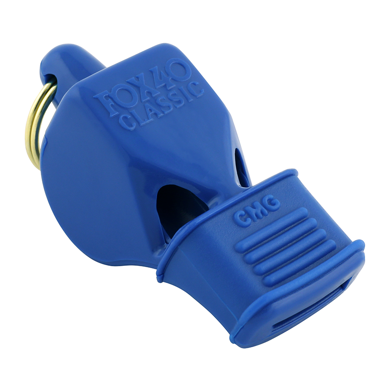 Cushioned Mouth Grip Blue Whistle- 40