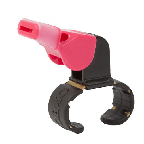 Pink Finger Grip Whistle with Cushioned Mouth Grip- 40